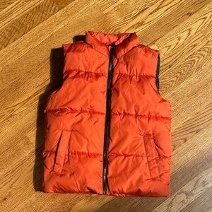 Old Navy Bright Orange Puffer Vest
